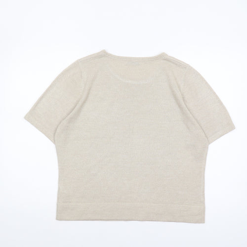Marks and Spencer Beige Women's Pullover Jumper Size 14