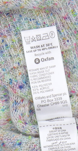 Marks and Spencer Women's Green Cardigan Size 8