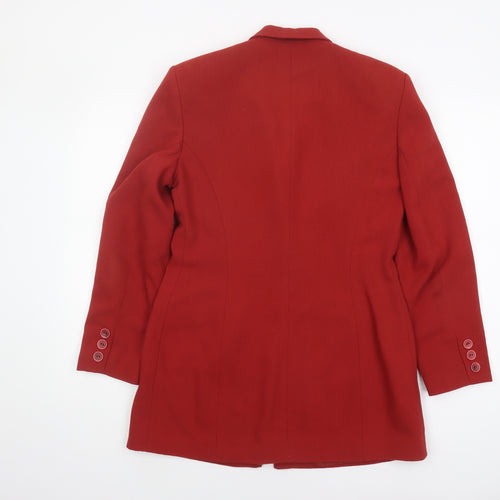 Richards Women's Red Blazer Size 12 Lined