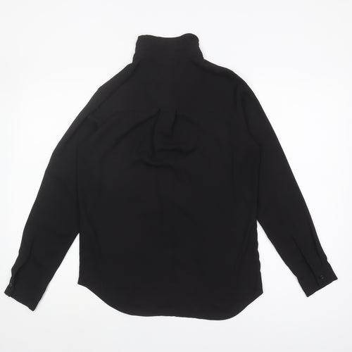 New Look Women's Black Button-Up Shirt UK 6