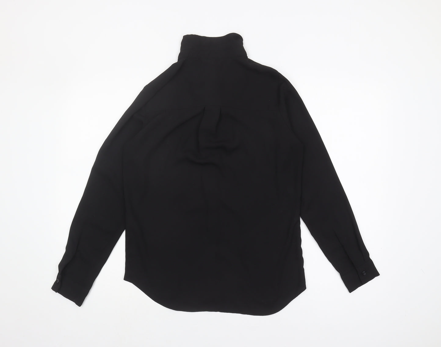 New Look Women's Black Button-Up Shirt UK 6
