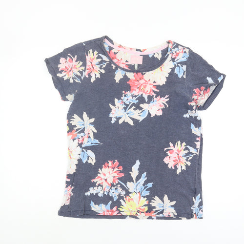 Joules Women's Floral T-Shirt, Multicoloured, Size 12