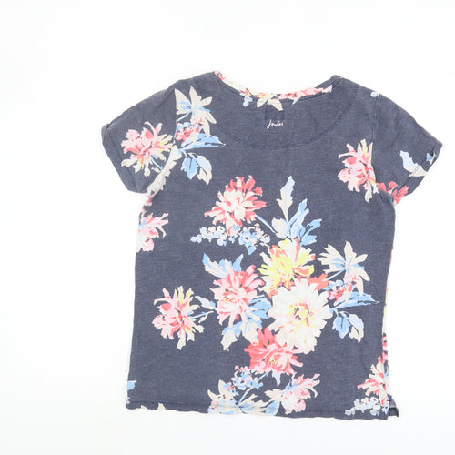Joules Women's Floral T-Shirt, Multicoloured, Size 12