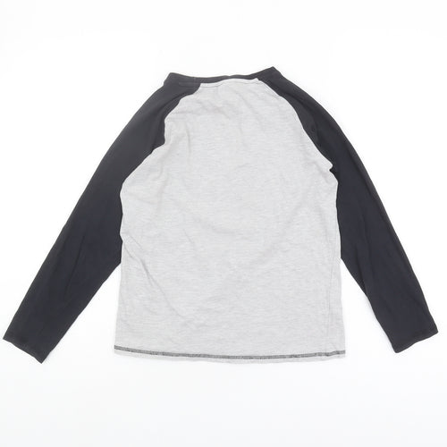 George Boys PlayStation Grey Graphic Long Sleeve T-Shirt 9-10Y