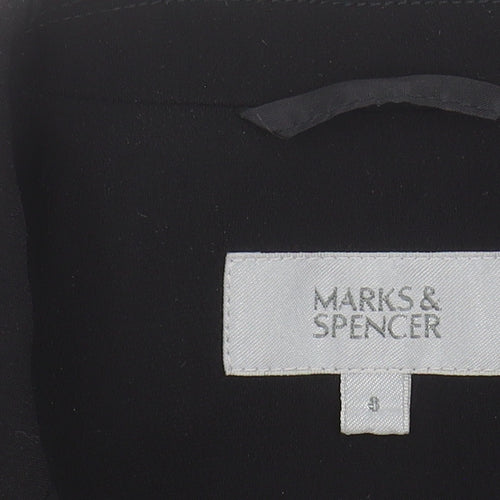 Marks & Spencer Women's Black Blazer Size 8 Regular