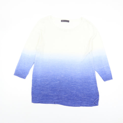 Marks and Spencer Women's Blue Ombre Pullover Jumper Size 12