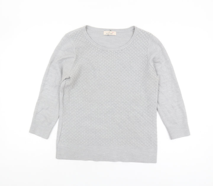 Marks and Spencer Women's Grey Pullover Jumper Size 10