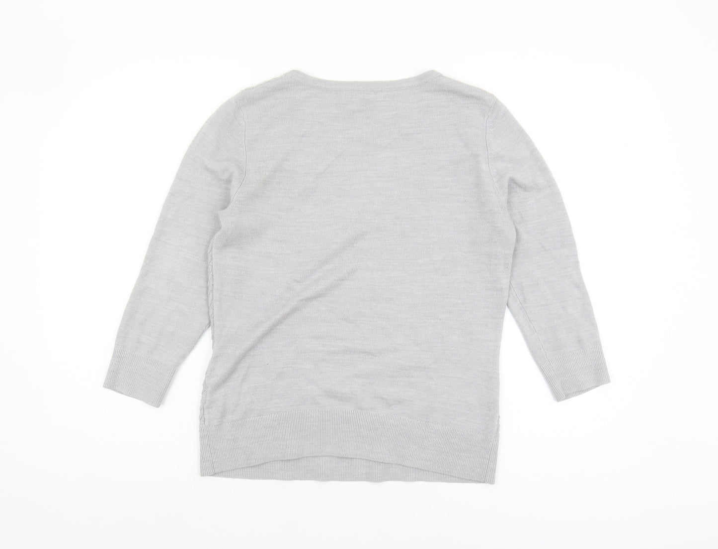 Marks and Spencer Women's Grey Pullover Jumper Size 10