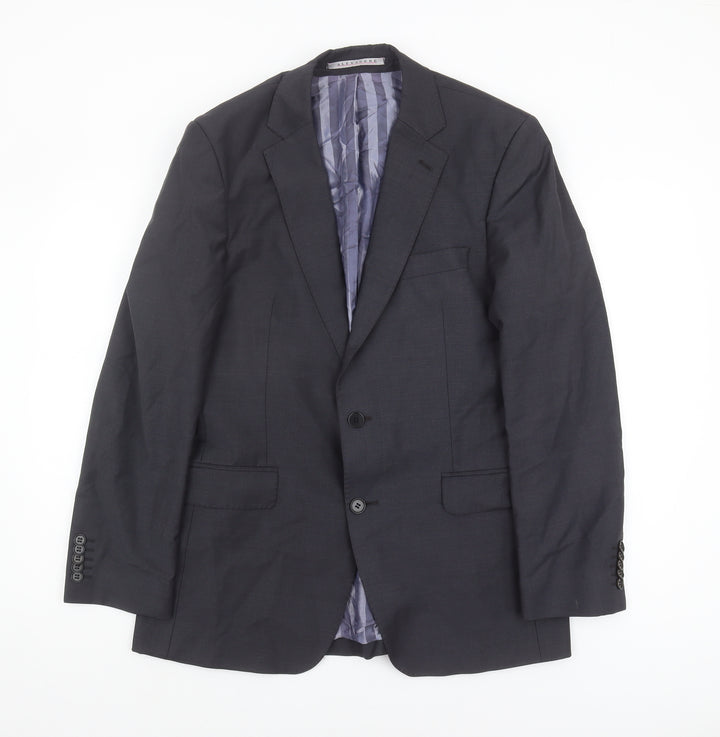 Alexandre Savile Row Men's Grey Suit Jacket 40 Regular
