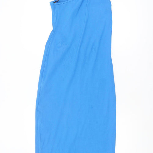 ASOS Women’s Blue Bodycon Dress - Size 16