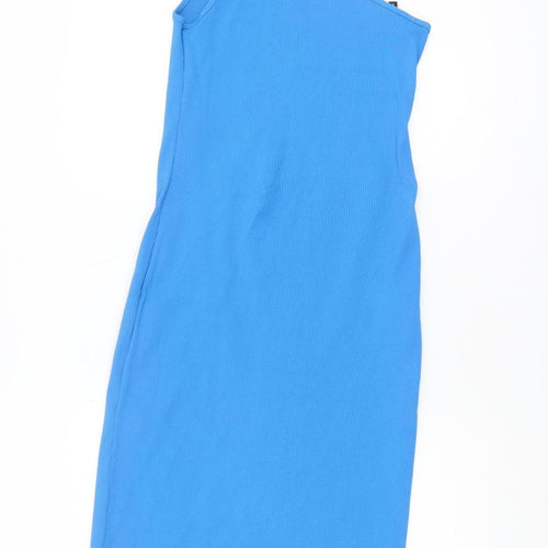 ASOS Women’s Blue Bodycon Dress - Size 16