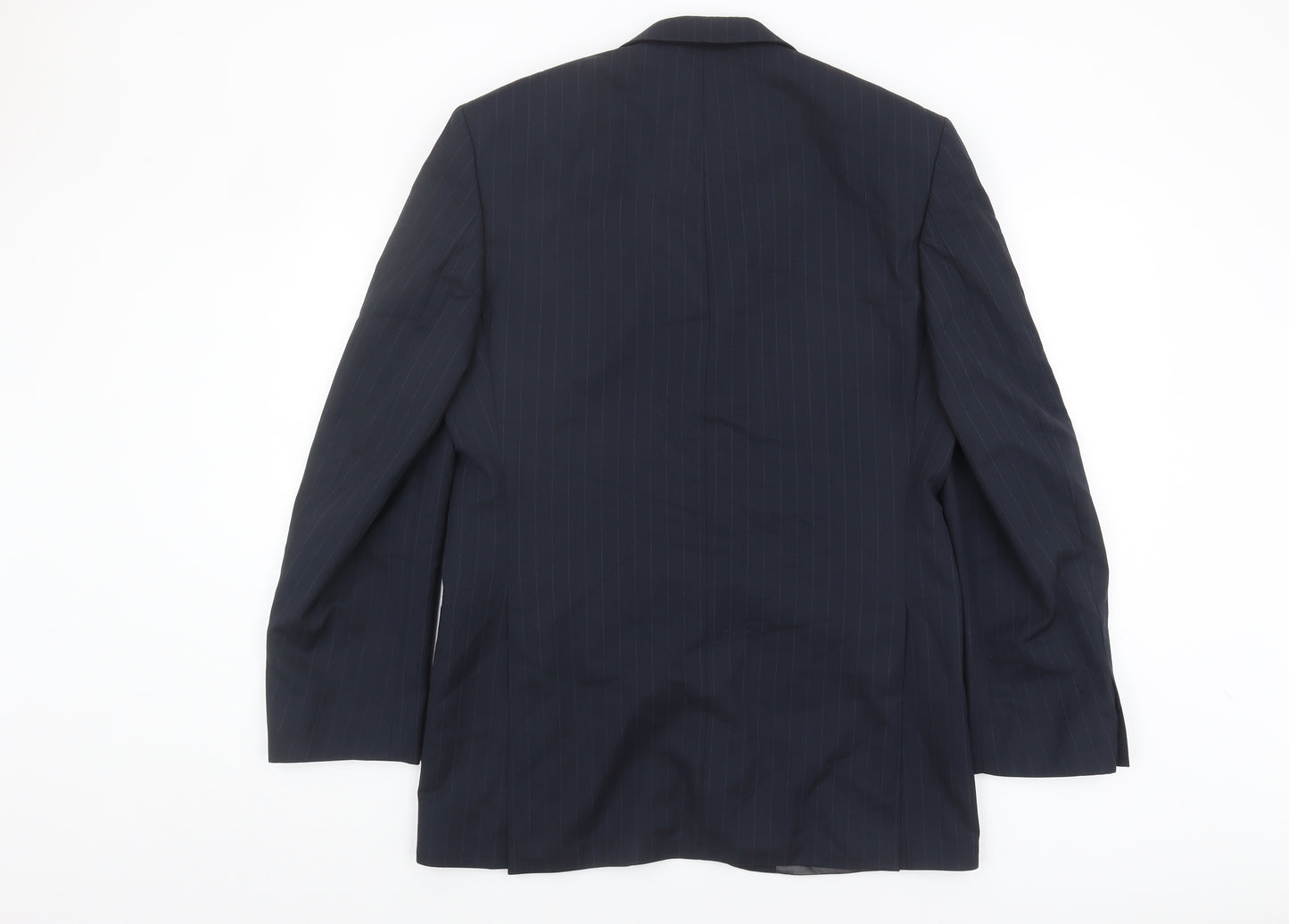 Marks and Spencer Men's Blue Wool Suit Jacket 38L