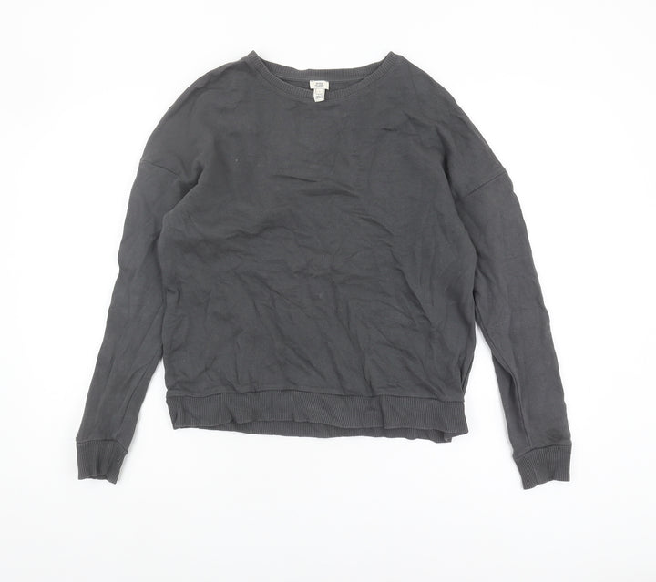 River Island Women's Black Small Pullover Sweatshirt