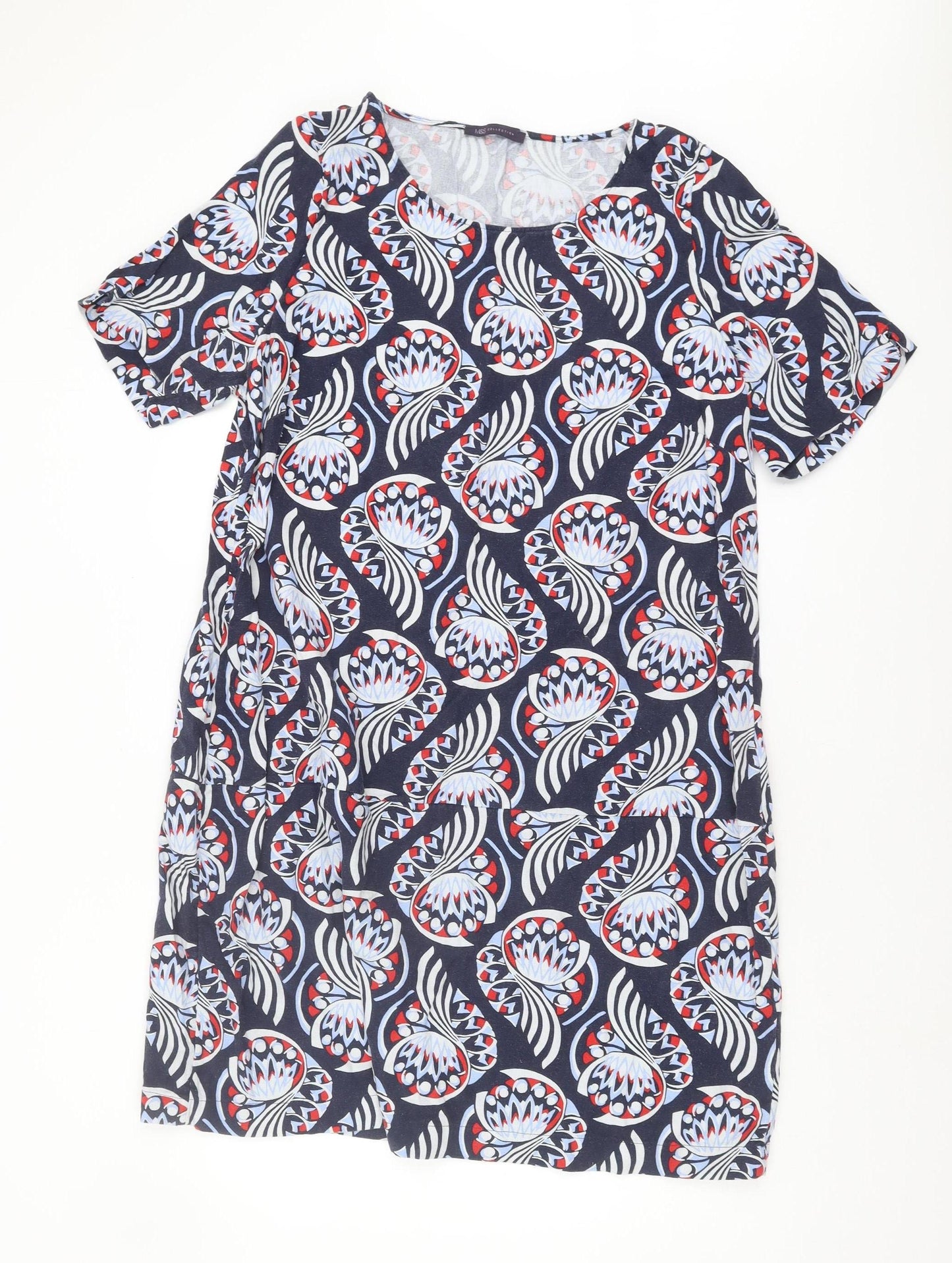 Marks and Spencer Women's Paisley Dress - Size 18