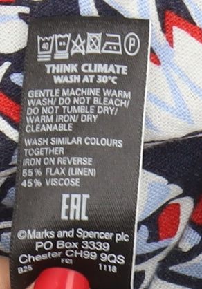 Marks and Spencer Women's Paisley Dress - Size 18