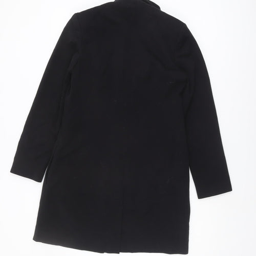 Debenhams Women's Black Overcoat, Size 10, Long, Elegant