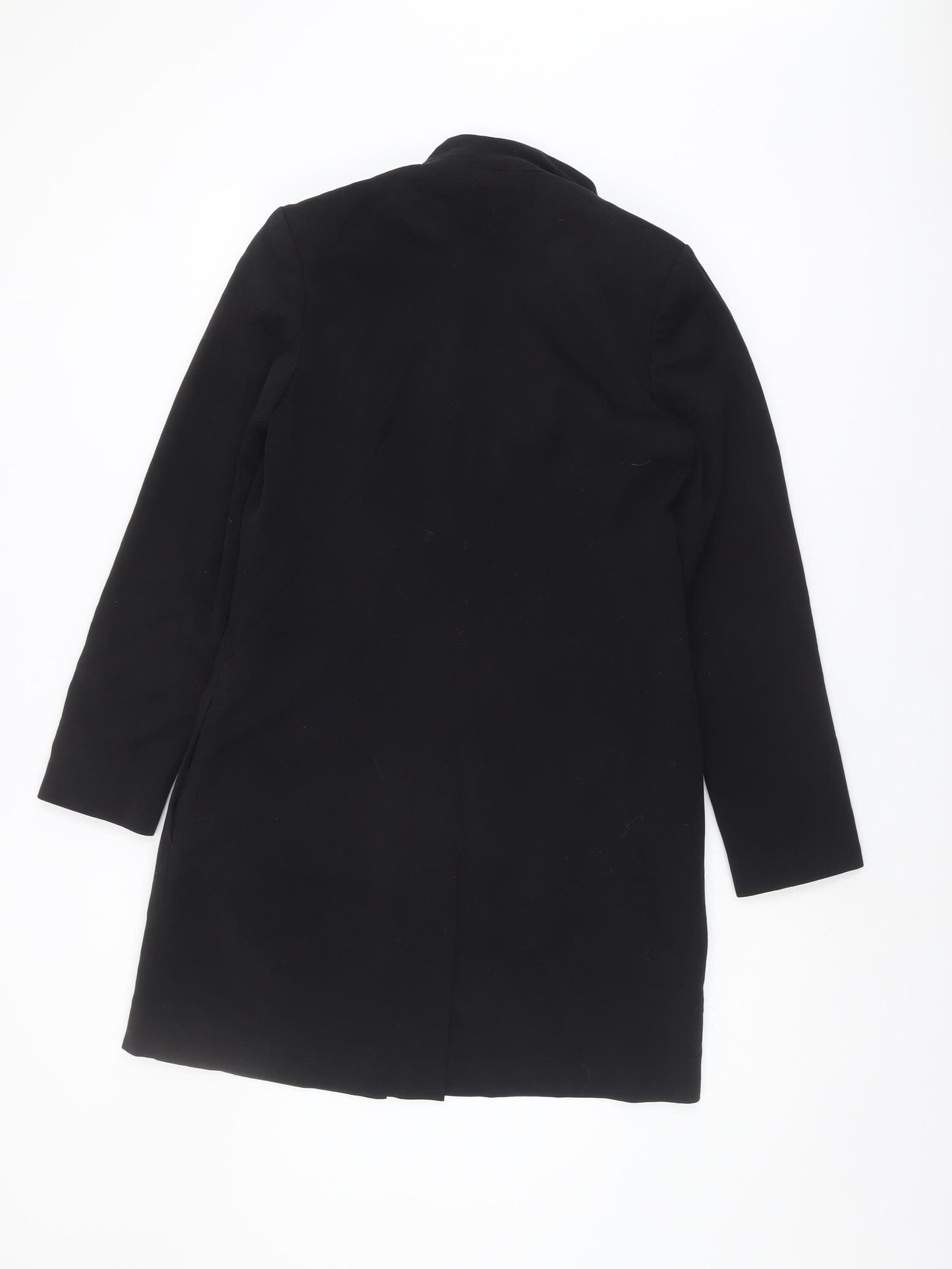 Debenhams Women's Black Overcoat, Size 10, Long, Elegant