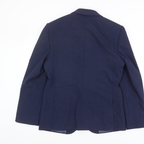 Marks and Spencer Men's Blue Blazer, 40R Formal Jacket