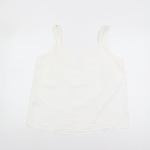 M&Co Women's Ivory Camisole Tank Top Size 12