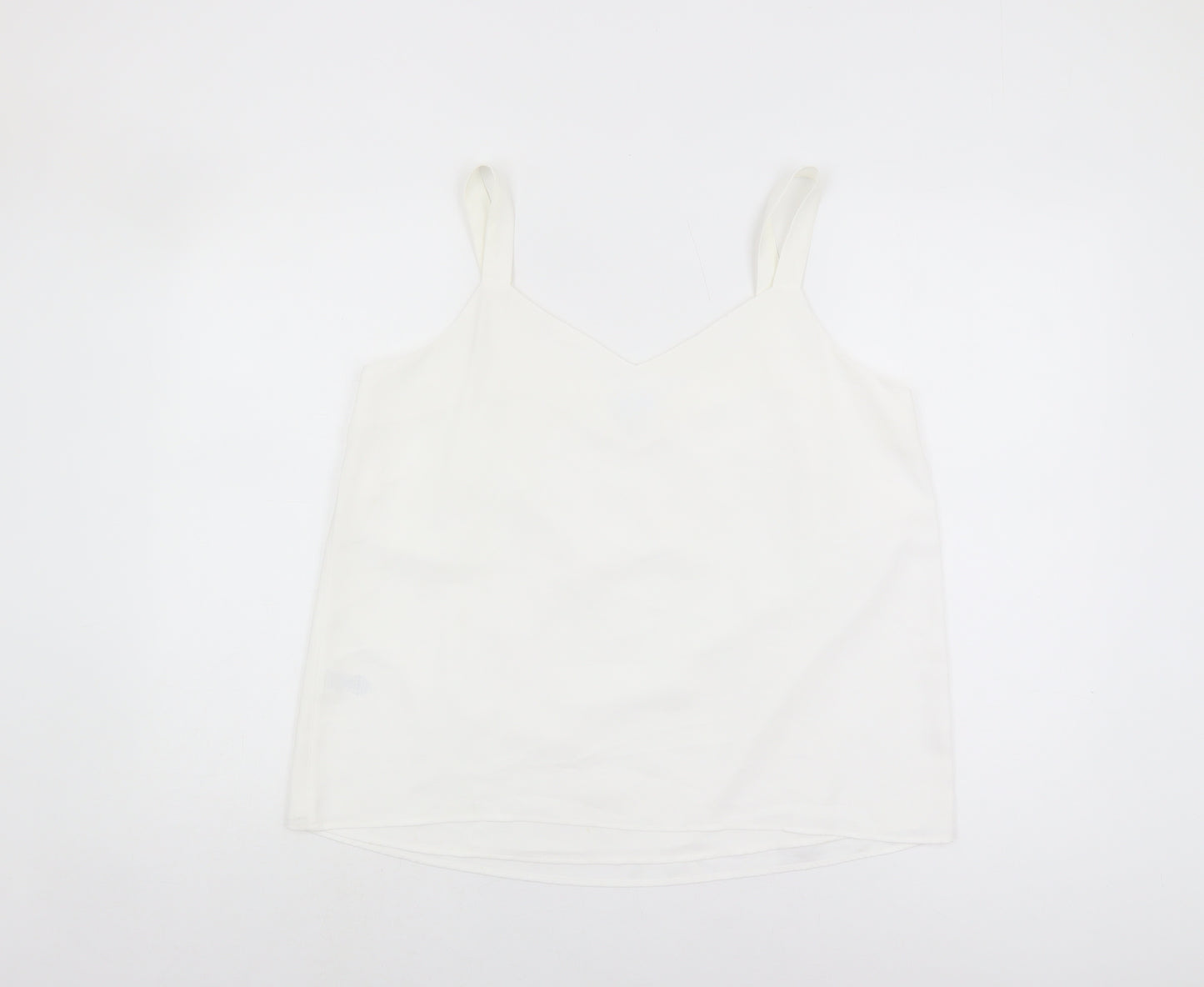 M&Co Women's Ivory Camisole Tank Top Size 12