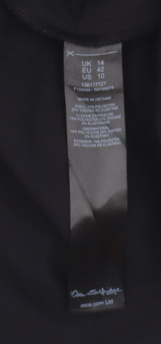 ASOS Women's Black Trousers Size 14