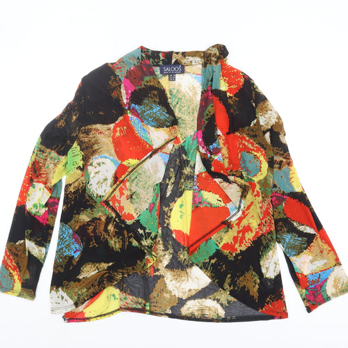 Saloos Women's Multicoloured Tunic Top, Size 18, Long Sleeve