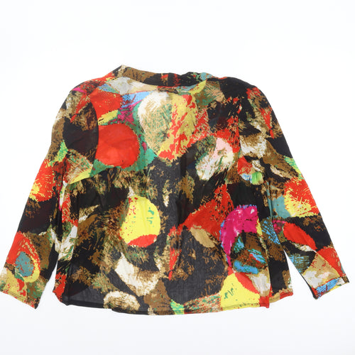 Saloos Women's Multicoloured Tunic Top, Size 18, Long Sleeve