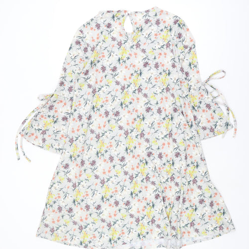 QED London Floral Women's Dress, Multicoloured, Size 12