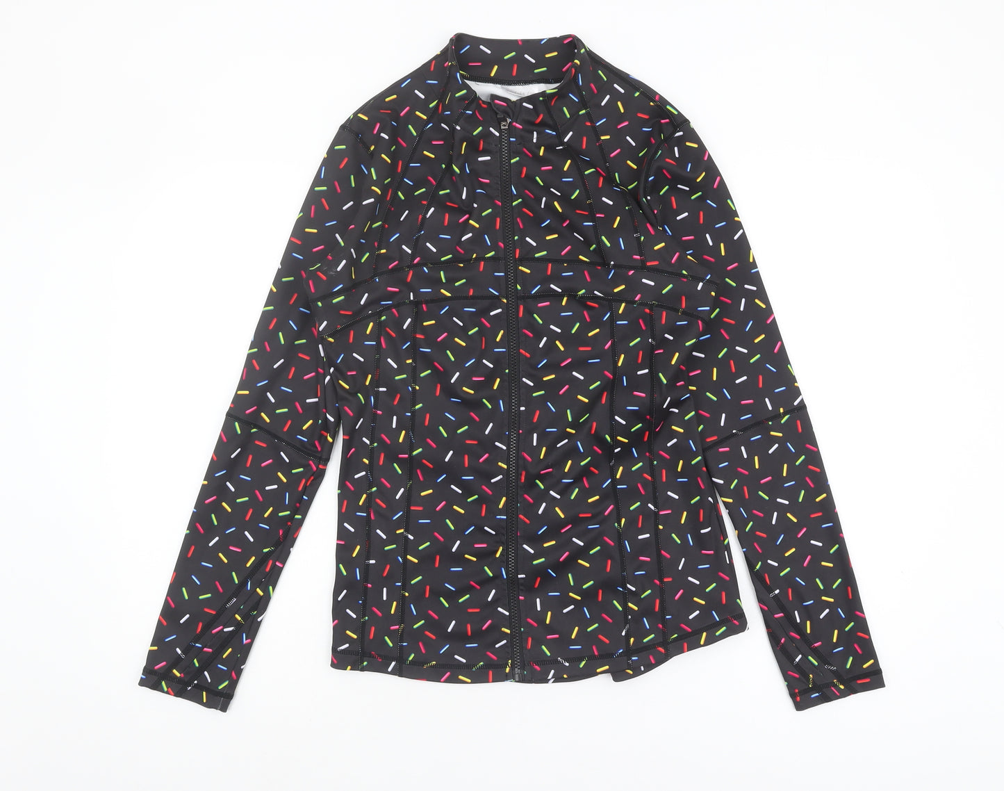 Lucy Locket Loves Women's Black Sprinkle Print Jacket