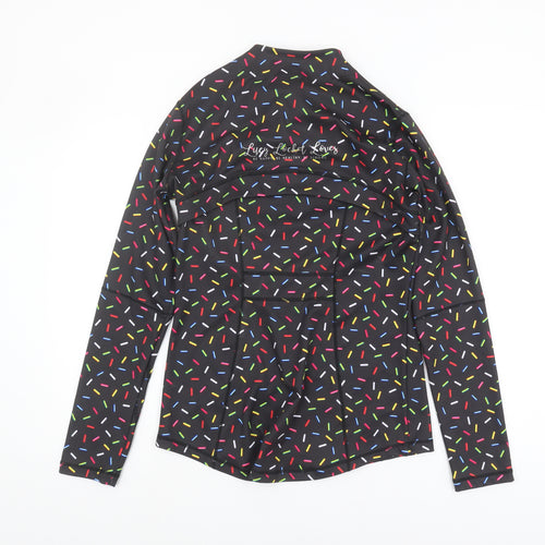 Lucy Locket Loves Women's Black Sprinkle Print Jacket