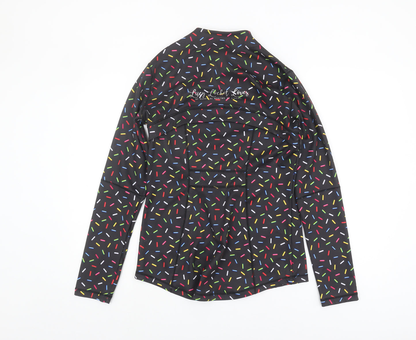 Lucy Locket Loves Women's Black Sprinkle Print Jacket