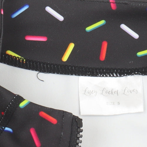Lucy Locket Loves Women's Black Sprinkle Print Jacket