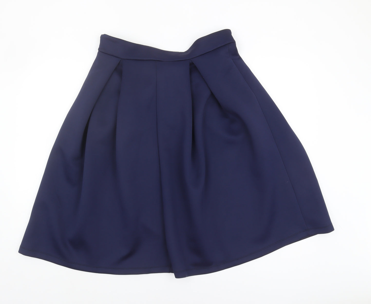 ASOS Women's Blue A-Line Knee Length Skirt, Size 14