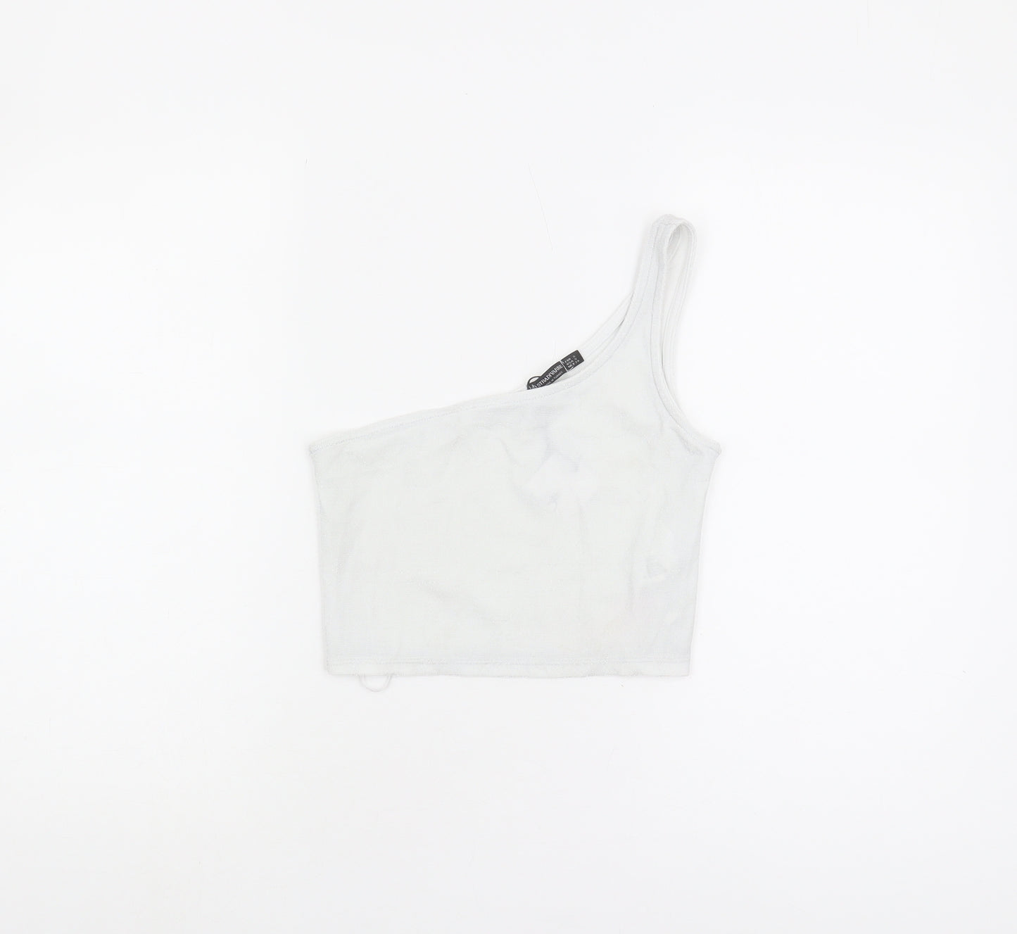 Stradivarius Women's White Cropped Tank Top S