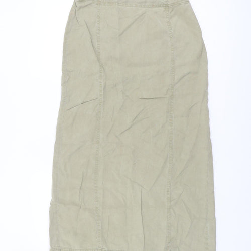 Marks & Spencer Women’s Green Midi Pencil Skirt Size 14