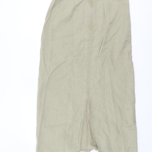 Marks & Spencer Women’s Green Midi Pencil Skirt Size 14