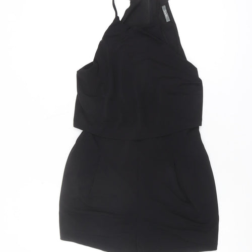 South Women's Black Halter Playsuit Size 12