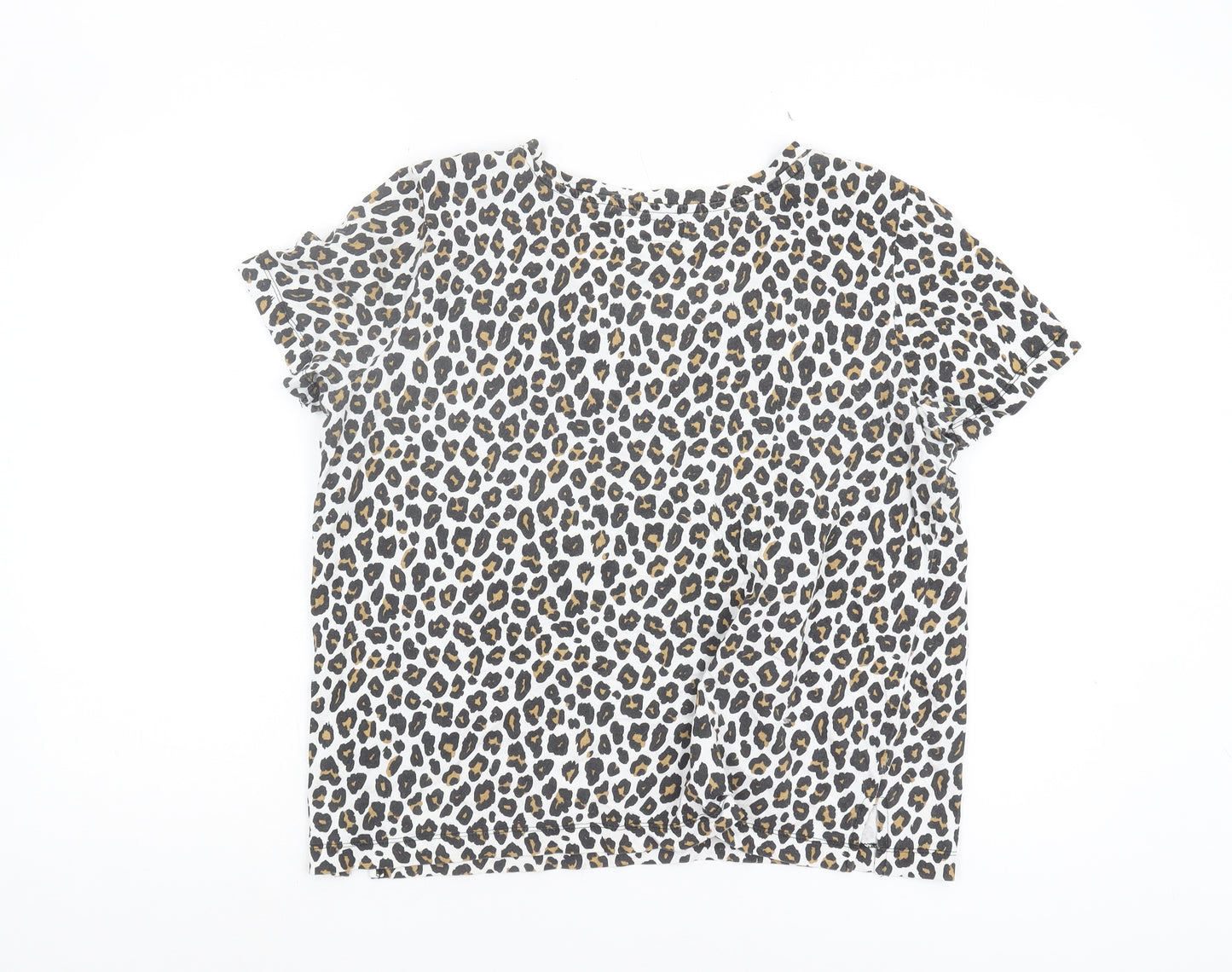 Lefties Women's Multicolour Animal Print T-Shirt L
