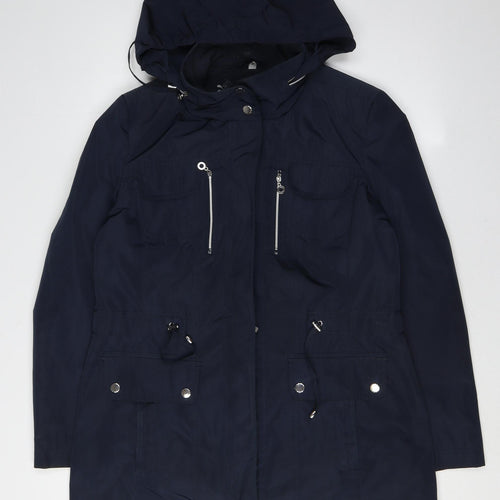 Klass Women's Navy Parka Jacket Size 12