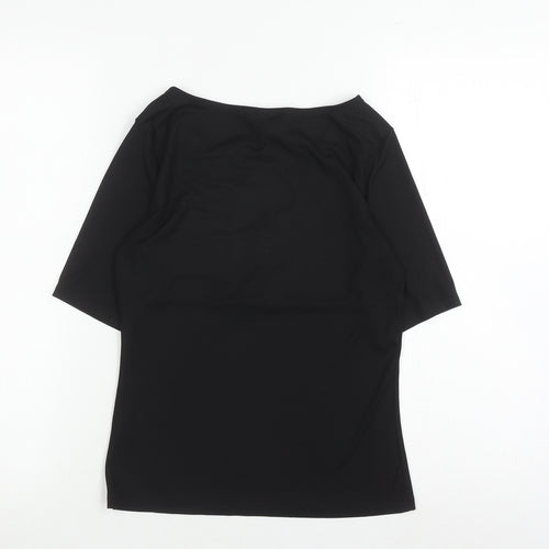 H&M Women's Black Solid Top Size S