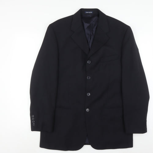 David Moss Men's Blue Blazer 40R Formal Jacket