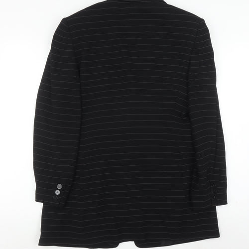 Planet Women's Black Pinstripe Suit Jacket Size 12