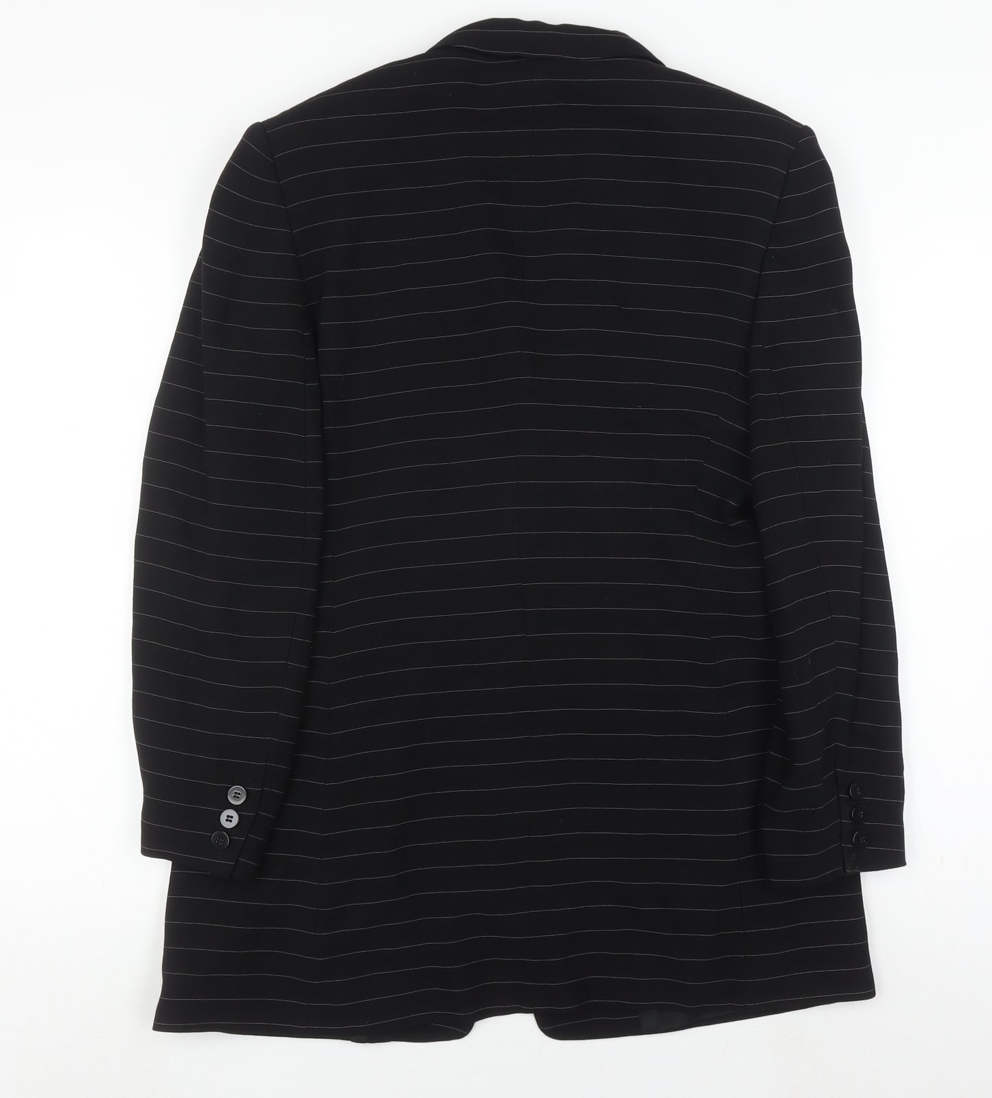 Planet Women's Black Pinstripe Suit Jacket Size 12