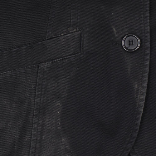 H&M Women's Black Regular Fit Blazer, Size 8, Notch Lapel