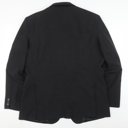 Jermyn Street Design Men's Black Blazer 44 Regular