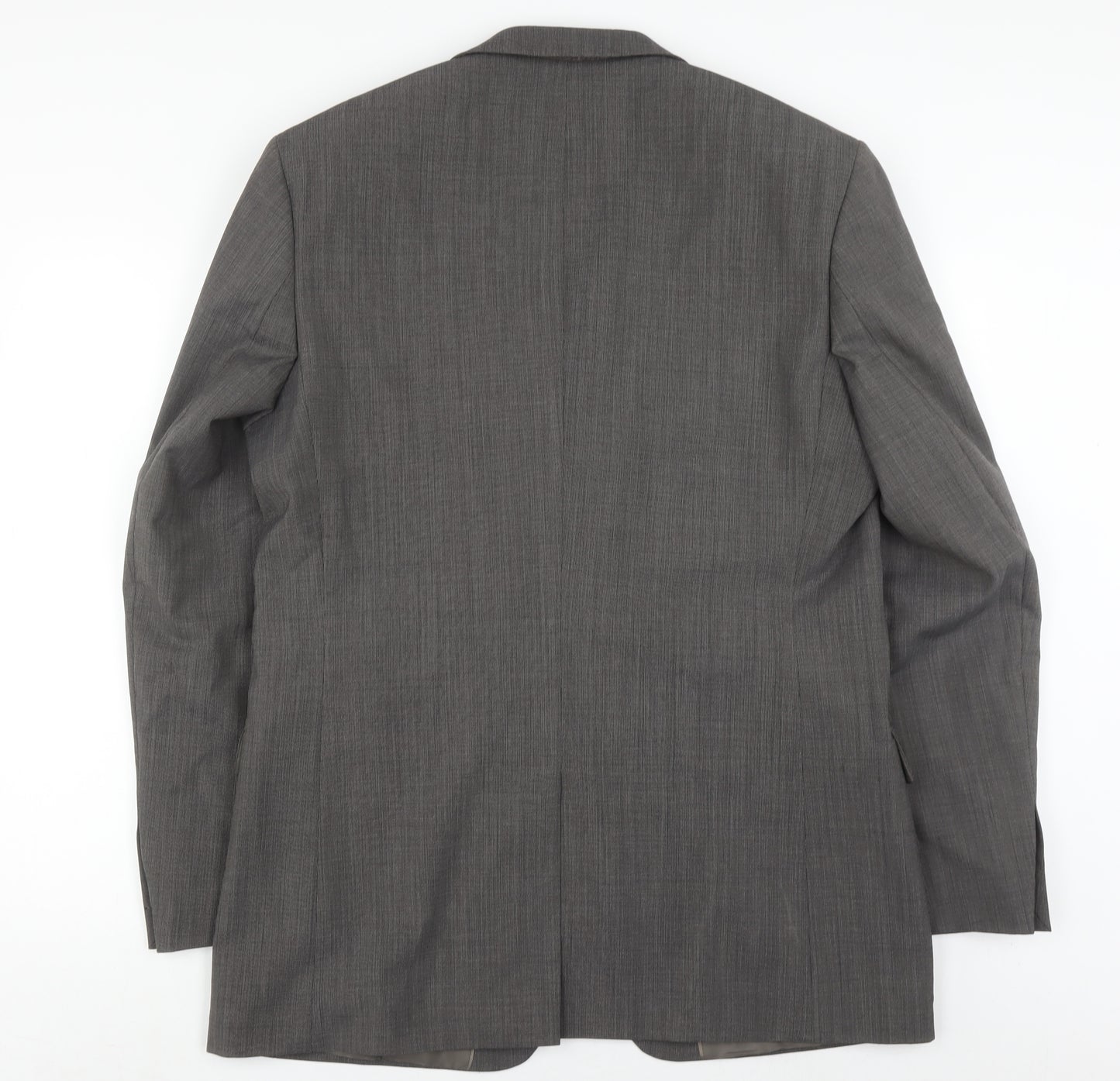 Burton Men's Grey Blazer 42L Long Single-Breasted