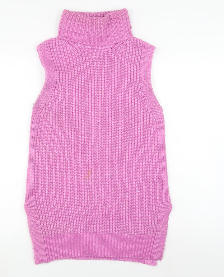 Marks and Spencer Womens Pink Knit Vest XS