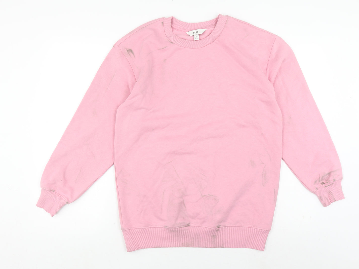 Marks and Spencer Women's Pink XS Sweatshirt