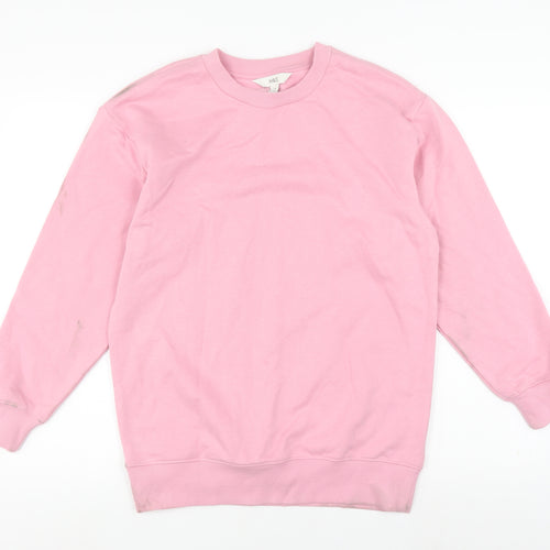 Marks and Spencer Women's Pink Pullover Sweatshirt XS