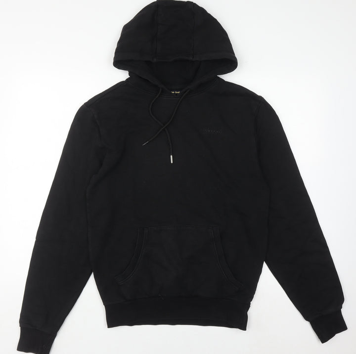 Gio-goi Men's Black Pullover Hoodie XS Cotton Knit